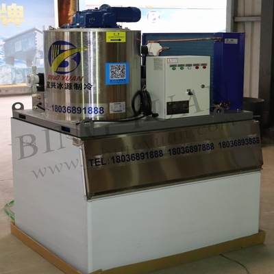 Máy làm đá vảy thương mại hiệu suất cao 3,94kw ~ 90kw 1 tấn