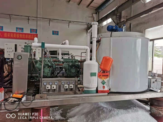 Máy làm đá lớn SUS304 Thiết bị làm mát bê tông 30 tấn / ngày