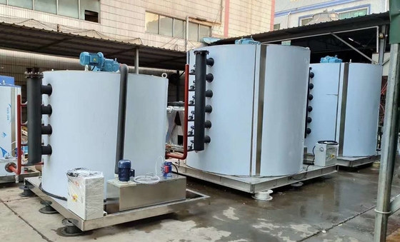 Máy làm đá vảy nước ngọt công suất 40 tấn hàng ngày SUS304