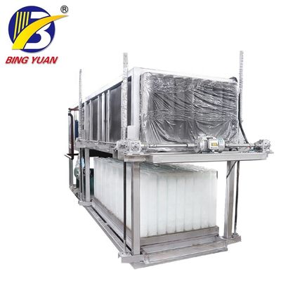 Chứng nhận CE Thép không gỉ Hệ thống trực tiếp 5T / ngày hoàn toàn tự động Máy làm đá viên