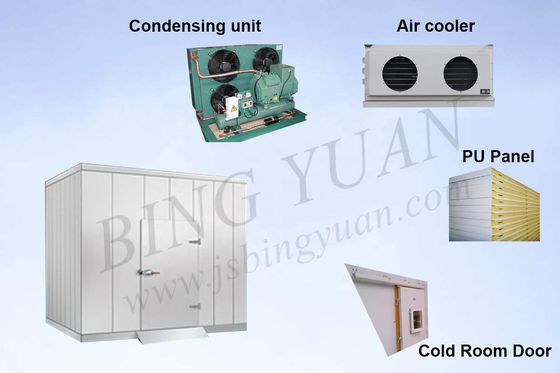 Phòng lạnh chứa năng lượng mặt trời 3,1KW 0,8mm, Kho lạnh mô-đun