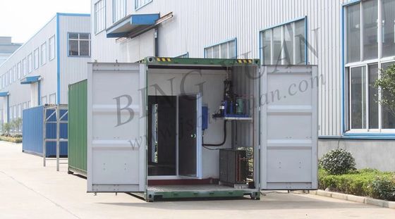 5898x2350x2390mm Kho lạnh năng lượng mặt trời 17 tấn
